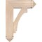 Ekena Millwork Imperial Arts and Crafts Smooth Bracket w/ Offset Brace, Douglas Fir, 7 1/2"W x 22"D x 30"H BKT0806X22X30IMP03SDF - alternate 3